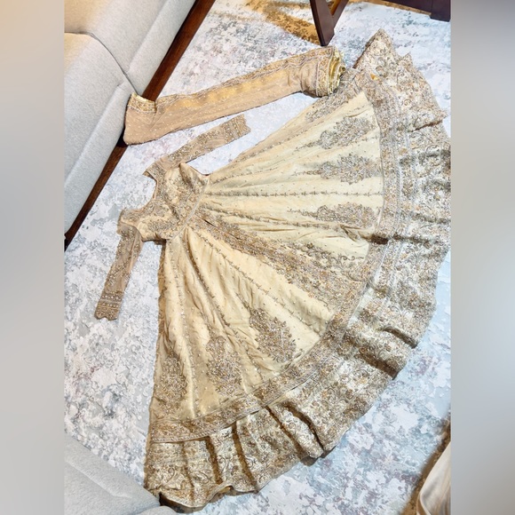 Pakistani/Indian Beautiful reception wedding bridal dress - Picture 4 of 17